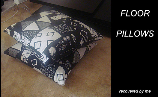 Upholstered Floor Pillow
